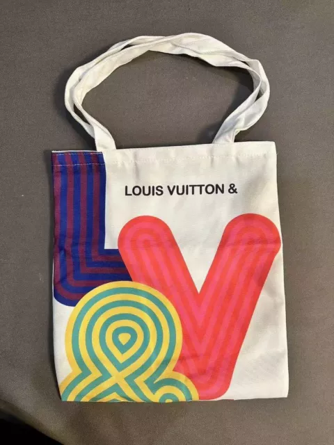 Louis Vuitton Novelty Eco Tote Bag CITY GUIDE Exhibition 2022 Exclusive  Limited
