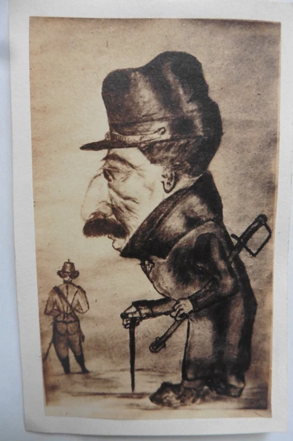 Photo Ancienne CDV De Napoléon III - Tirage Albuminé 1865 Par Desmaisons, Original, Bon état