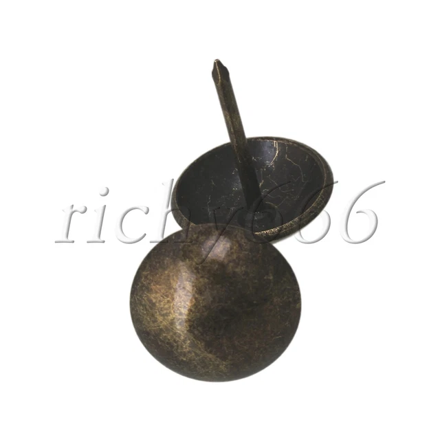 10 juegos vintage tack tack de tapicería decorativo para uñas remache 16 mm diapositiva