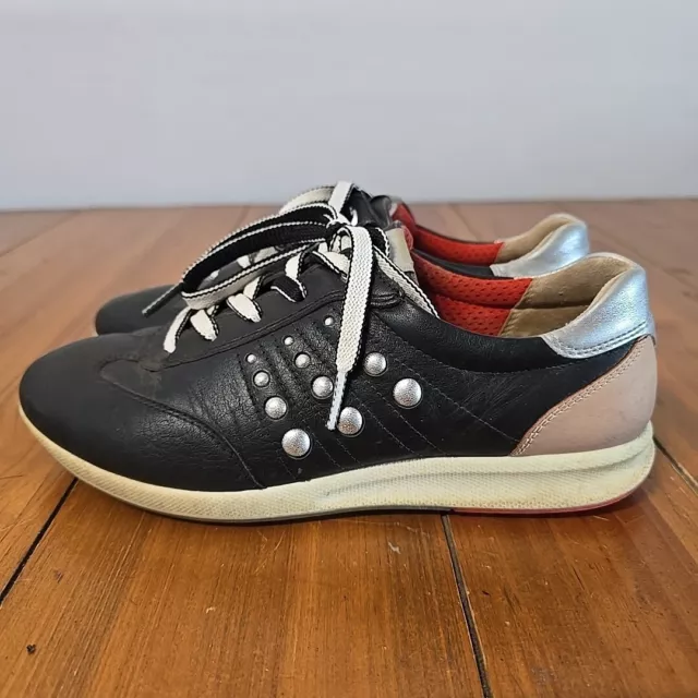 ECCO WOMEN'S SPIKELESS golf shoes size 37 Black $28.00 - PicClick