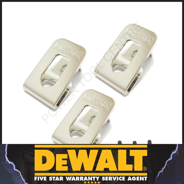 3 X DEWALT 18v Cordless Drill Driver Belt Clip Hook Screw DCD985
