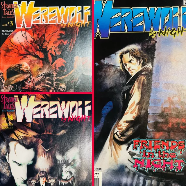 🟨 WEREWOLF BY NIGHT Marvel Strange Tales #3 4 5 1998 Comic Books 🟨