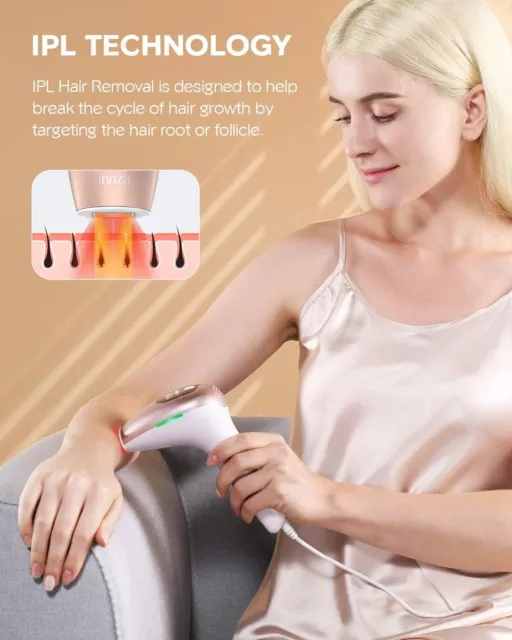 IPL Permanent Hair Removal Device Painless Long Lasting for Body and Facial Hair 2