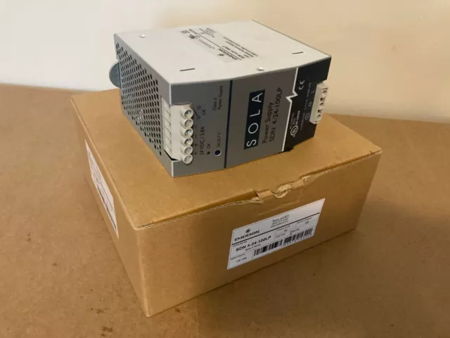 Sola Sdn 4-24-100Lp Dc Power Supply 24Vdc Din Rail Mount