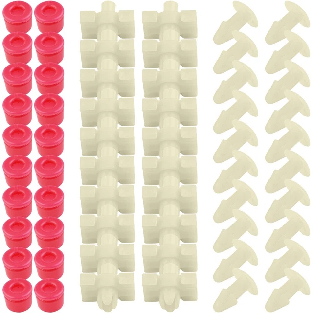 52 pièces - pinces bouchons œillets bande d'étanchéité de porte clips de ga
