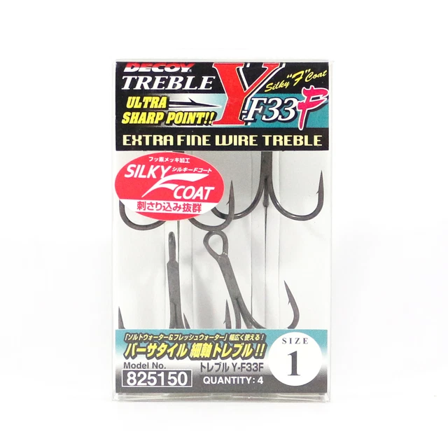 Ami Tripli Decoy Y-S82 Heavy Duty - Taglia 5/0, Per Pesca, Con Occhiello Aplanies (Confezione Da 5)