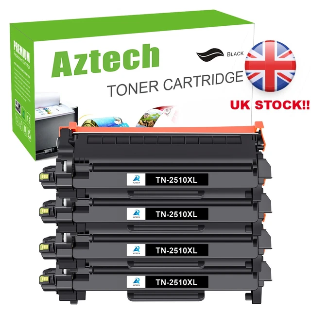 Toner X-Toner TN2510XL Compatibile Per Brother – 2 Pezzi Neri, 3000 Pagine Cad. Per HL-L2400DW E MFC-L2800DW