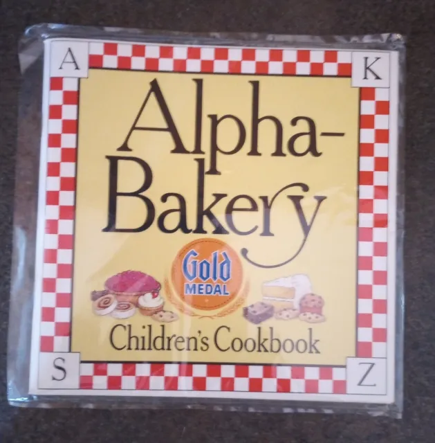 Vtg Alpha-Bakery Childrens Cookbook Gold Medal Flour 1987- NEW! SHIPS FREE 2
