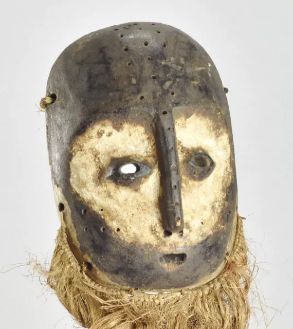 Beau Masque Lukwakongo LEGA grande barbe  Bwami Mask Congo African art 1510