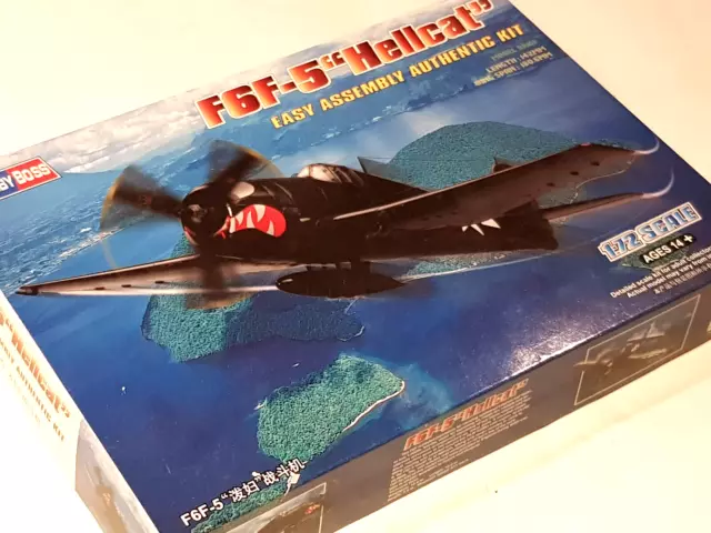 Hobby Boss F6F-5 HELLCAT Jagdflugzeug Bausatz 1:72 NEU /5