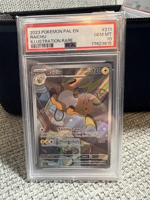 Pokémon TCG Raichu Scarlet & Violet - Paldea Evolved 211/193 Holo Psa 10