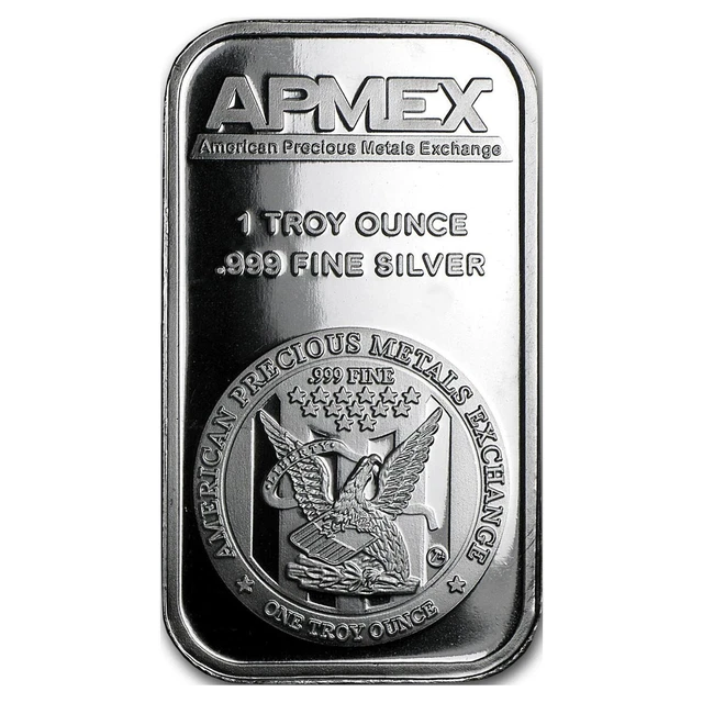 1 oz Silver Bar - APMEX .999 Fine Silver- Free Shipping & in time for Christmas~
