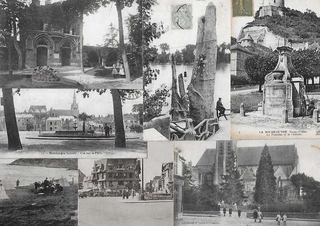 lot de 500  cartes postales anciennes  avec des animées    56