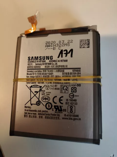 100% Original Samsung Galaxy Akku A71 Batterie EB-BA715ABY Accu Battery