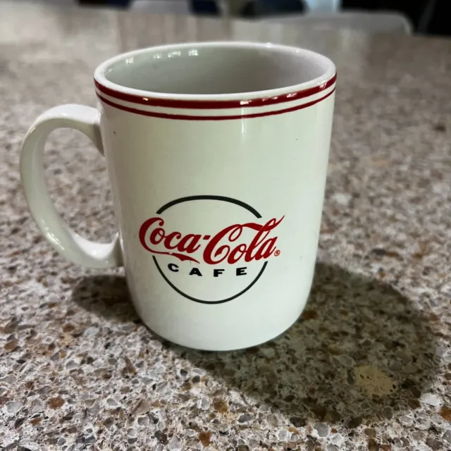 Vintage 2009 Coca Cola Cafe Coffee/Tea Coca-Cola Brand Mug Marketed by Gibson Co