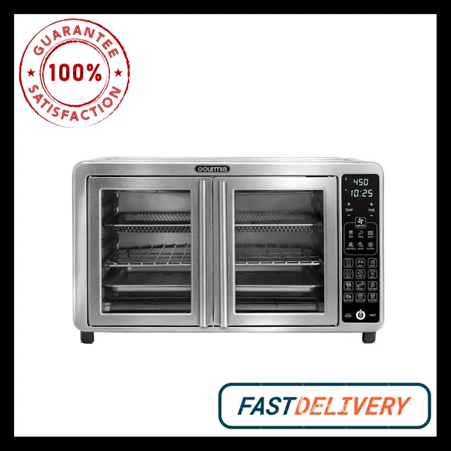 GOURMIA XL DIGITAL Air Fryer Toaster Oven with SinglePull French Doors