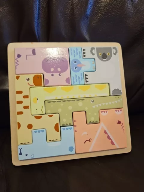 Mythen Spielzeug Tierblock Puzzle Vorschule Montessori