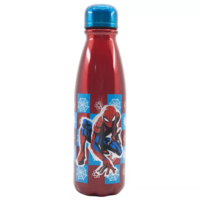 Botella de Aluminio para Niños De 600 ML 600ML Spiderman