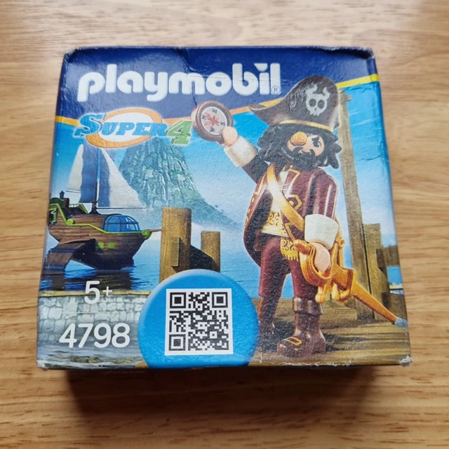 Playmobil Super4 'Haifischbart' – 4798 Schwer Zu Findendes Spielset, Für Sammler & Fans