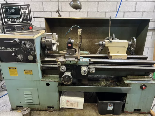 used metal lathe machine TRAK TRL 1745P.