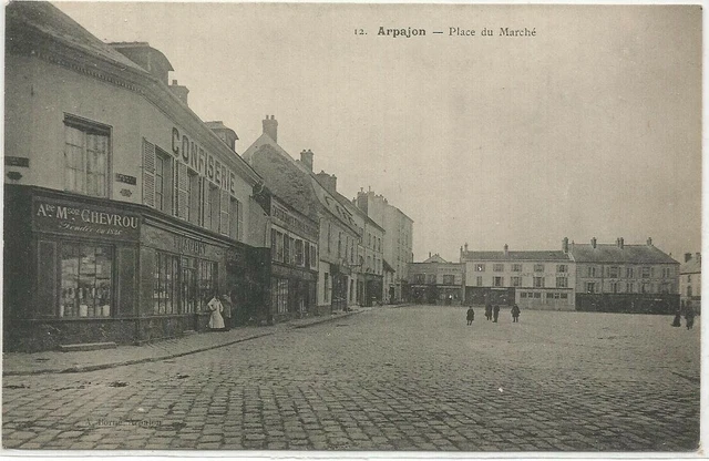 arpajon - la place du marché.