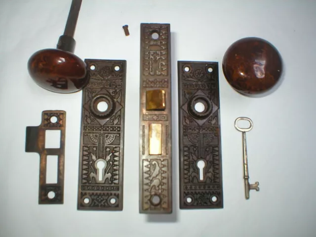 Antique Victorian Era Door Hardware