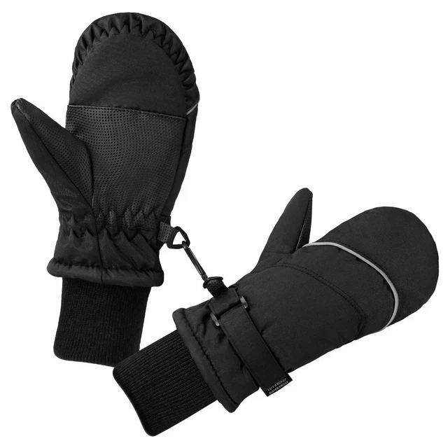 Kinder Skihandschuhe, wasserdicht & winddicht, atmungsaktiv Ripstop Stoff