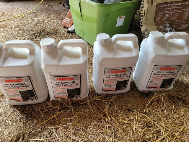 Farm Works Concentrate Weed & Grass Killer - 1 gal-53.8% Glyphosate-