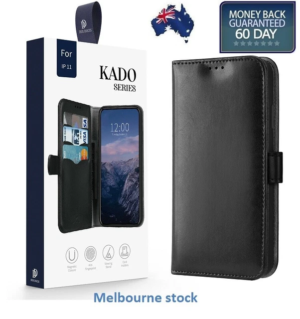 DUX DUCIS Genuine Leather Flip Wallet ID Card Holder Case For iPhone 11 Pro Max