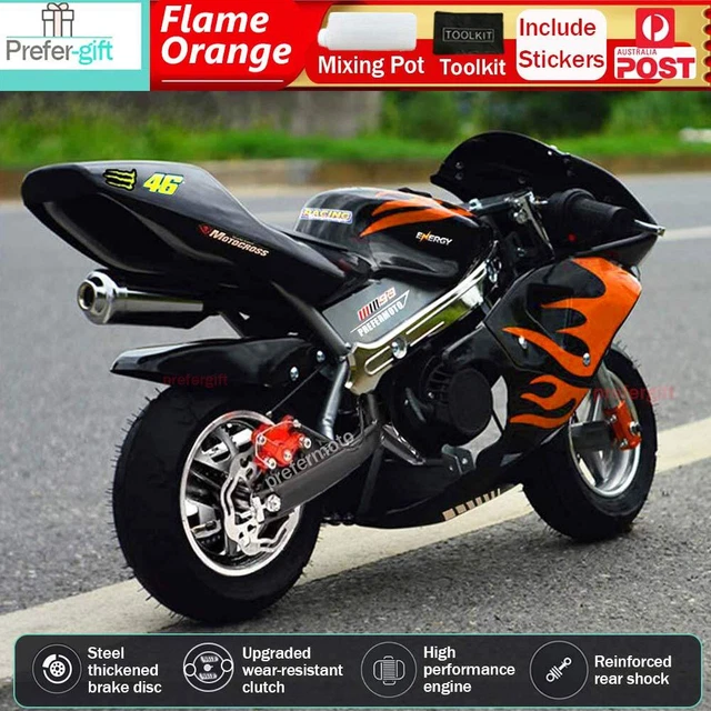 Pocket Bikes Engine 49CC 50CC Mini Motorcycle Dirt Bikes ATV Adult for Kids Sale