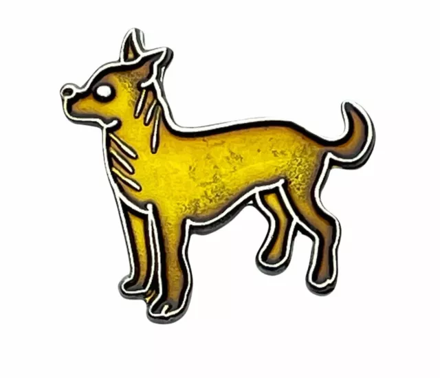 Chihuahua Dog 7/8 inch Hat Lapel Pin EE00340 F6D5N