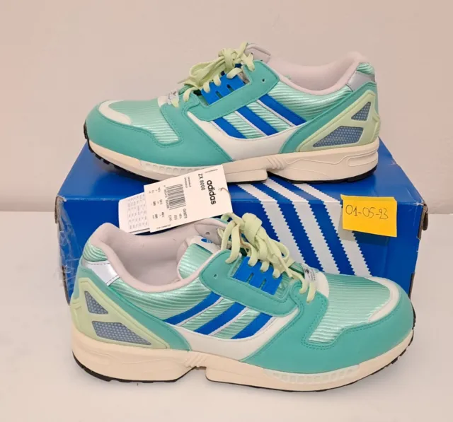 Adidas  Torsion Zx 8000  Eu 45 1/3  Uk 10.5  Us 11 Almost Lime Gv8270 Deadstock