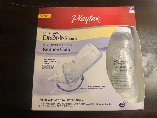 Playtex BPA Premium Nurser Bottles With Drop in Liners 3 Count