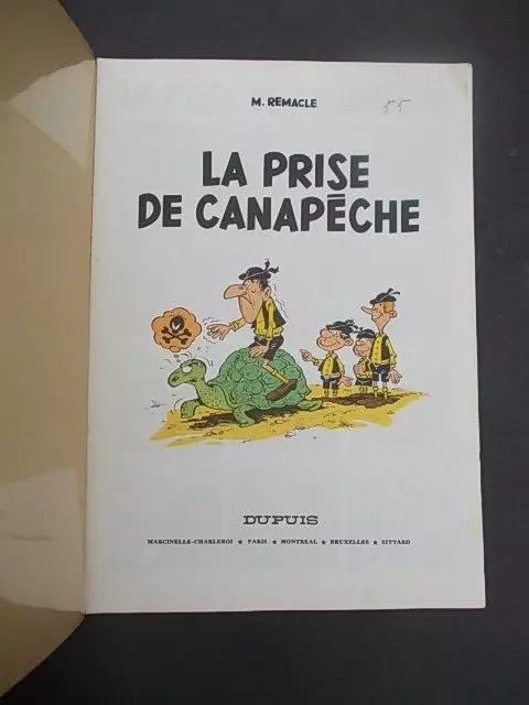 REMACLE Vieux Nick Barbe Noire 16 Prise Canapêche Edition originale SPIROU !