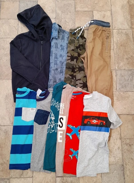 Boys Clothes Bundle Age 7-8 years.Hoodie.T-shirts.NEXT.Mountain Warehouse.10⭐