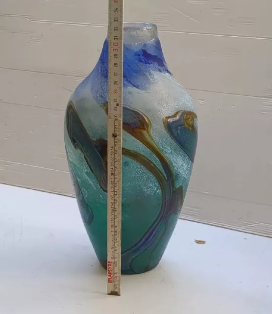 Vase irisé Maître Verrier Ada Loumani Valbonne (O6) 2