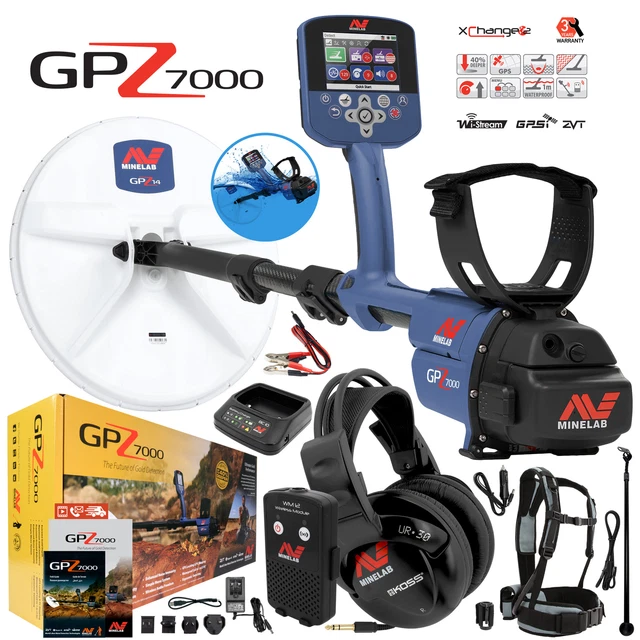 Minelab GPZ 7000 All Terrain Gold Metal Detector with Zero Voltage Transmission