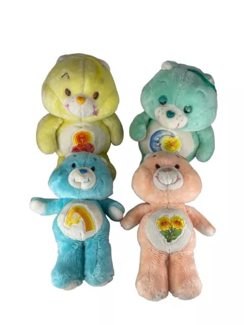 Vintage 1980’s Care Bears Lot Of 4 Wish Bedtime Birthday Friend