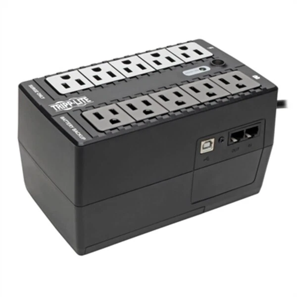 Tripp Lite UPS 600VA 325W Desktop Battery Back Up Compact 120V USB Standby 50...