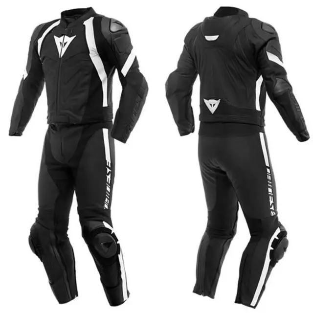 Dainese Avro 4 Leather 2 Piece Suit Motorcycle Motorbike Bike Jacket & Trousers