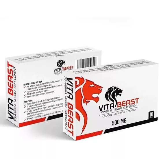 Vitabeast (10 x Capsules) Complement alimentaire Erotisme, sexe et sensualité