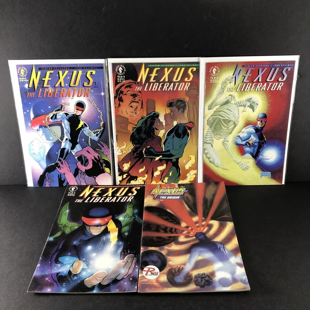 Nexus The Liberator Lot 1-4 1 2 3 4 & The Origin Dark Horse & Rude Dude Comics
