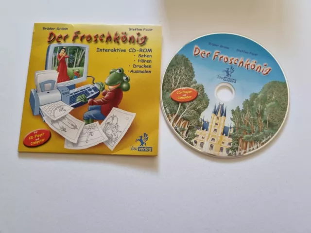 Der Froschkönig - Interaktive CD-ROM - Sehen - Hören - Drucken - Ausmalen