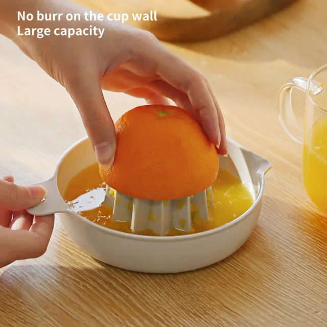 Exprimidor manual de limón portátil de grado alimenticio prensa de jugo grado alimenticio libre de BPA 3