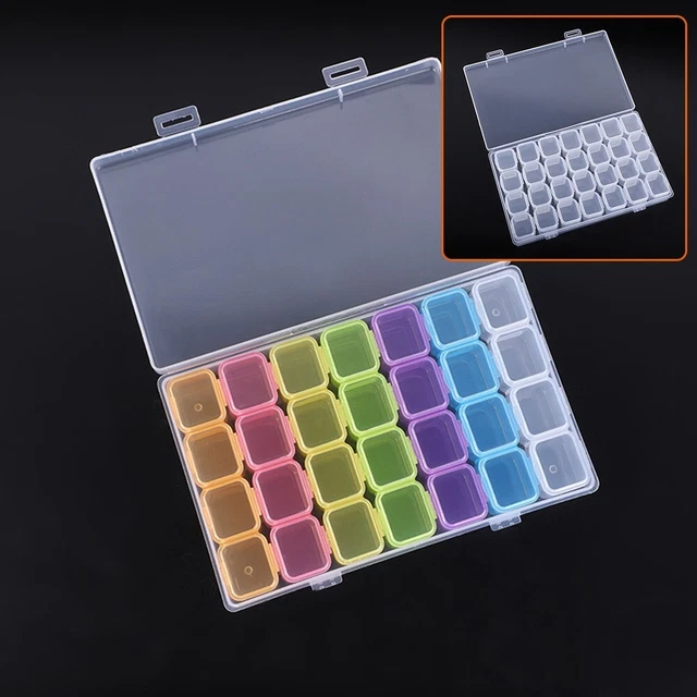Cajas de almacenamiento transparentes Diamond Painting 1 ud. cajas de almacenamiento