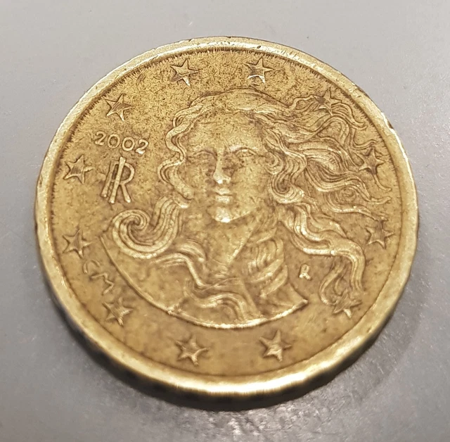 valore moneta 10 centesimi del 2002