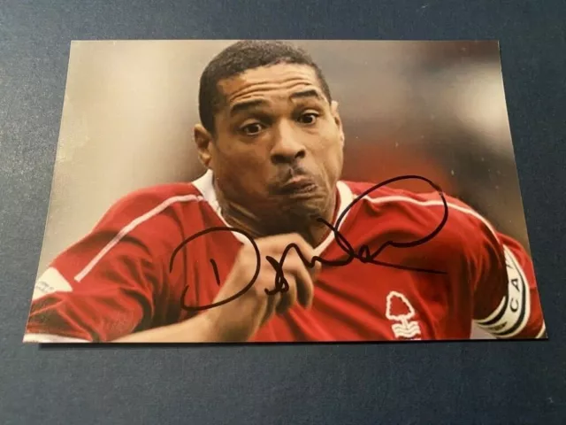 Nottingham Forest - Des Walker - Signed Photograph - Vgc