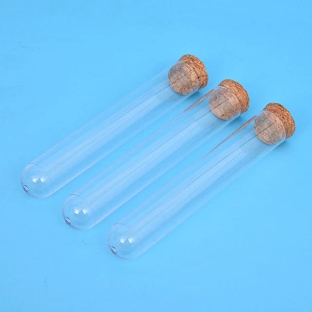 Pack Of 20 Test-Tubes With Corks, 150 X 16 Mm, Test Tubes With 10 M-Hemp Rope