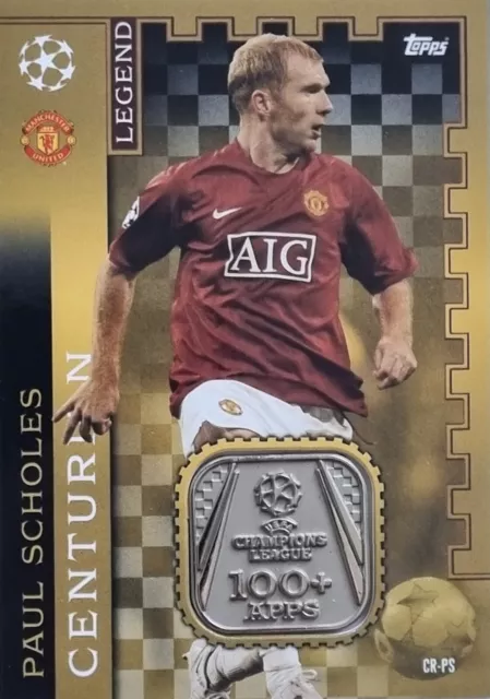 Topps Champions League Match Attax 2023/2024 - CENTURION CR-PS PAUL SCHOLES