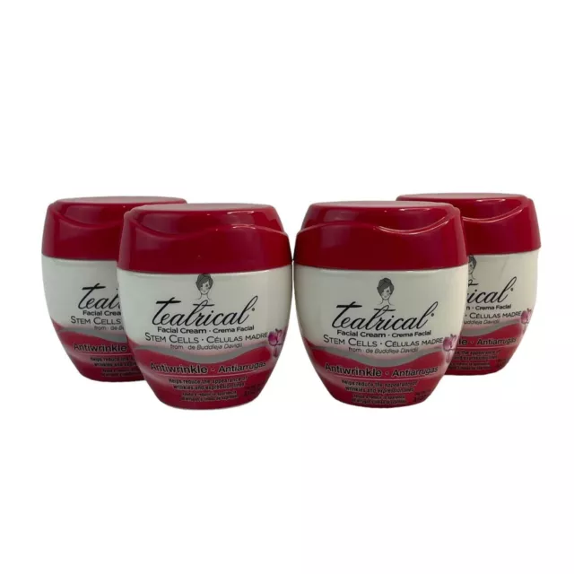 4 células madre antiarrugas crema facial teatral 3,5 oz